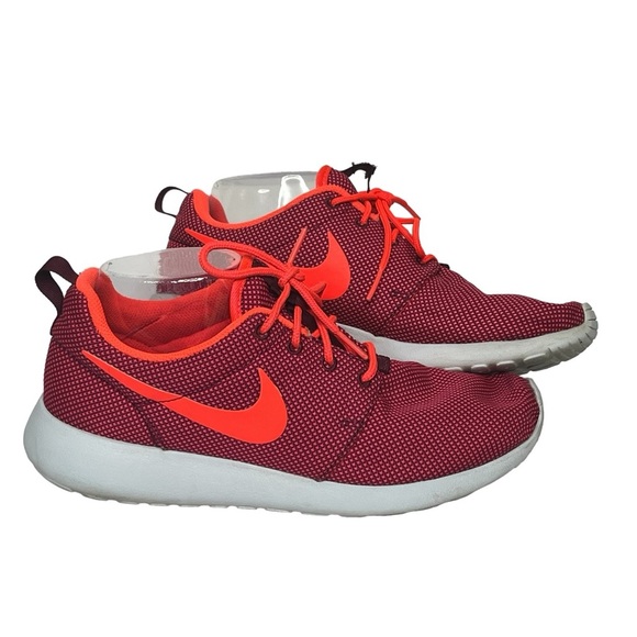 Nike Shoes - Nike Rosche One Crimson and Neon Orange Womens Size 8 Sneakers 511882-662